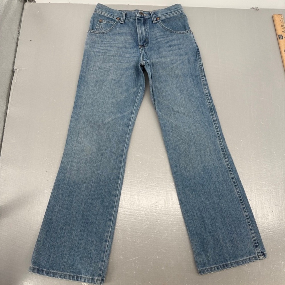Wrangler Retro Relaxed Bootcut Jeans Light Wash Blue Denim 12 REG BRT20CH